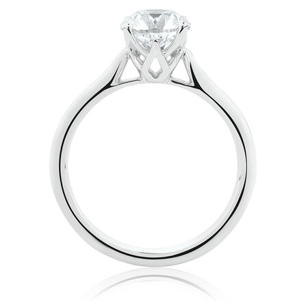 Southern Star Solitaire Engagement Ring with 1.5 Carat TW Diamond in 14kt White Gold Southern Star Solitaire Engagement Ring with 1.5 Carat TW Diamond in 14kt White Gold