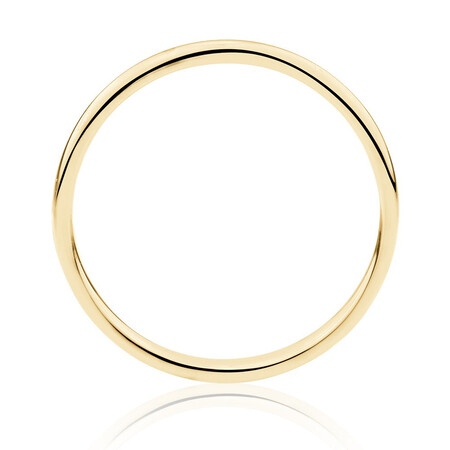 High Domed Wedding Band in 14kt Yellow Gold High Domed Wedding Band in 14kt Yellow Gold