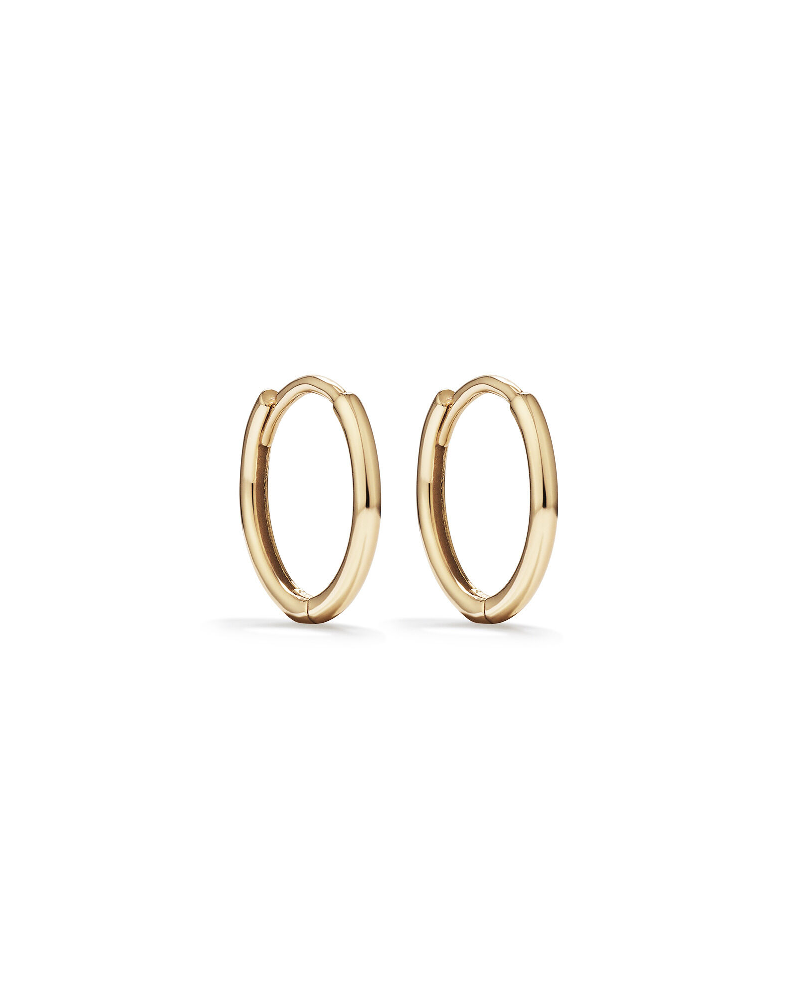 Gold small ring earrings discount