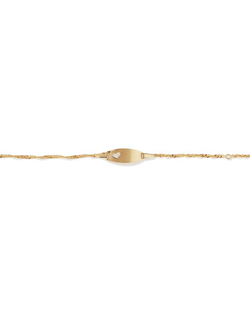 14cm (5.5") Baby Identity Bracelet in 10kt Yellow Gold 14cm (5.5") Baby Identity Bracelet in 10kt Yellow Gold