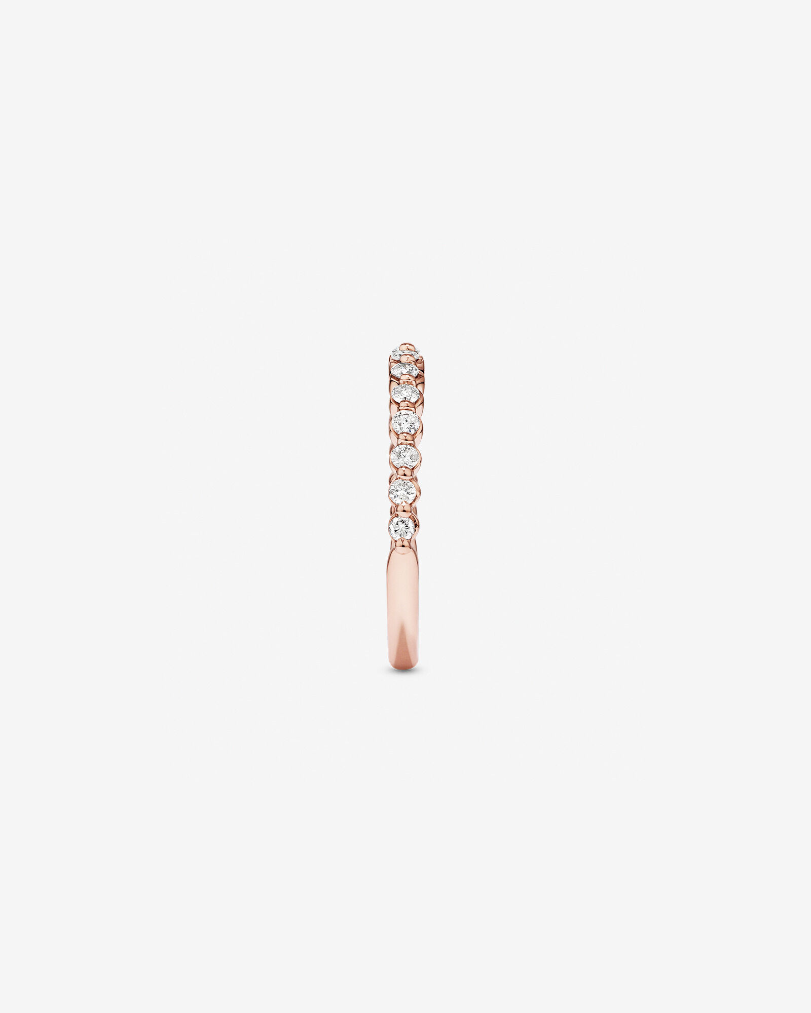 Wedding Ring with 0.34 Carat TW of Diamonds in 14kt Rose Gold