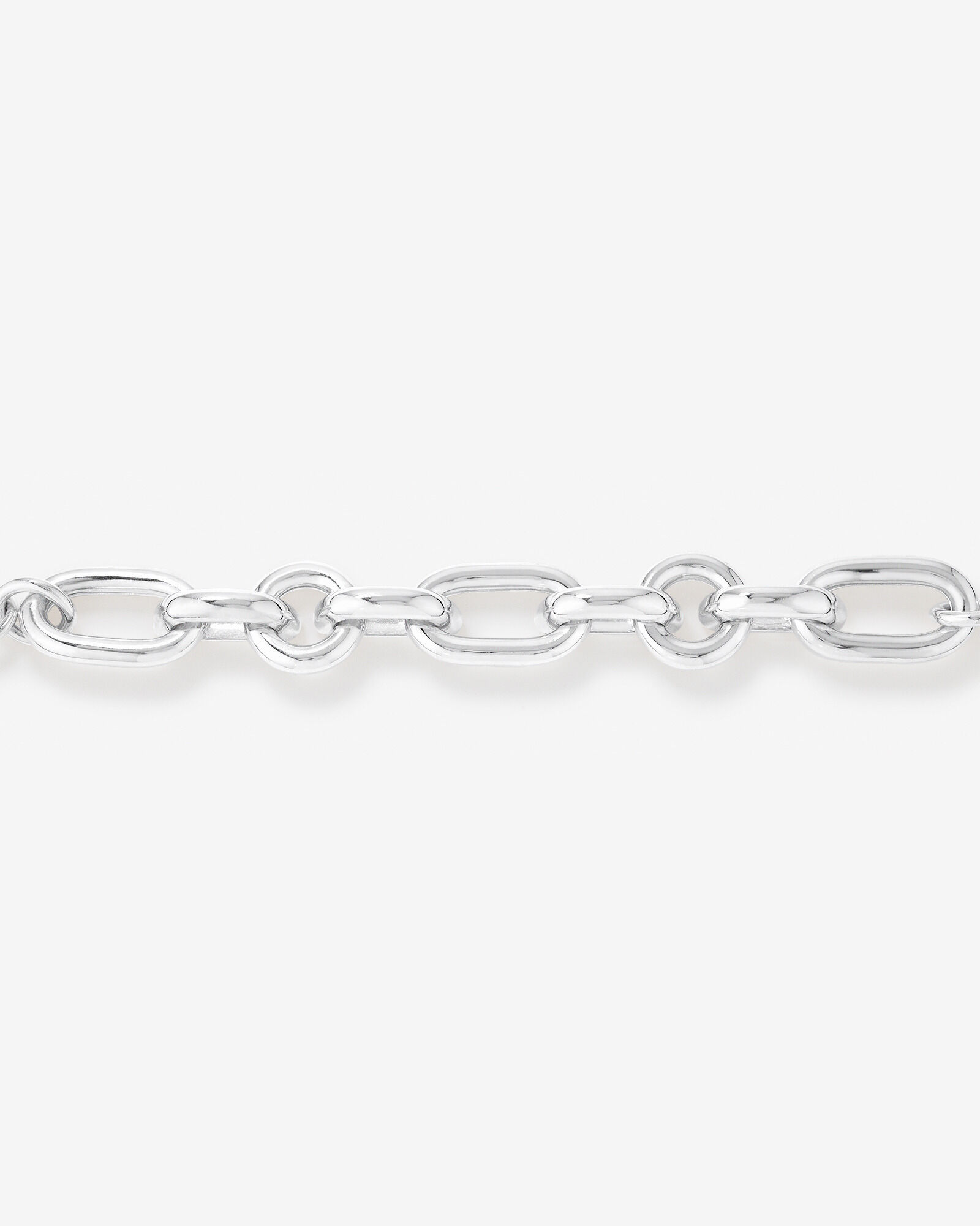 Bold Link Bracelet in Sterling Silver