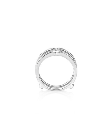 Enhancer Ring with 1/4 Carat TW of Diamonds in 10kt White Gold Enhancer Ring with 1/4 Carat TW of Diamonds in 10kt White Gold