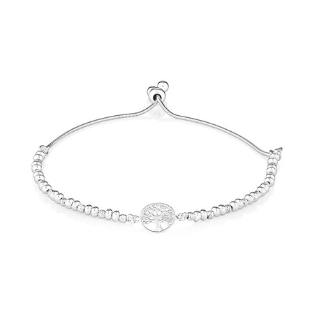 Tree of Life Bolo Bracelet in Sterling Silver Tree of Life Bolo Bracelet in Sterling Silver