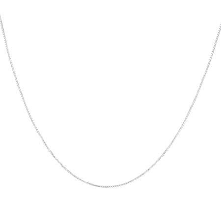 40cm (16") 1.5mm-2mm Width Box Chain in Sterling Silver 40cm (16") 1.5mm-2mm Width Box Chain in Sterling Silver