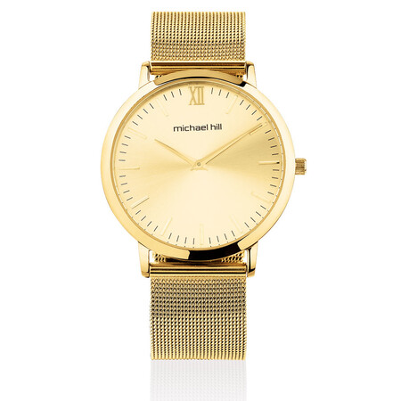 Ladies Slimline Watch in Gold Tone Stainless Steel Ladies Slimline Watch in Gold Tone Stainless Steel
