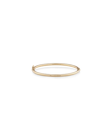60mm Hollow Tube Bangle in 10kt Yellow Gold 60mm Hollow Tube Bangle in 10kt Yellow Gold