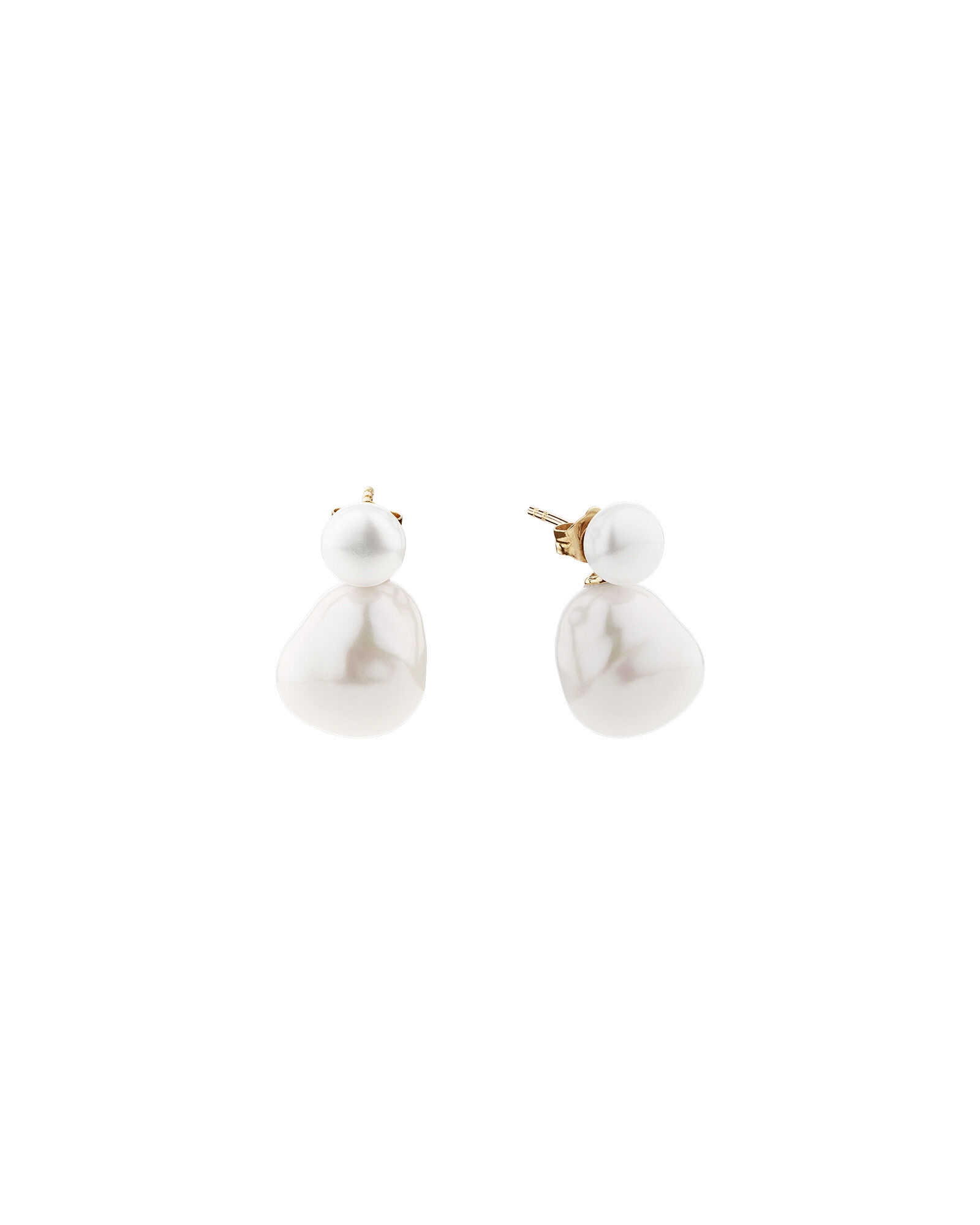 Baroque pearl earrings with diamonds store