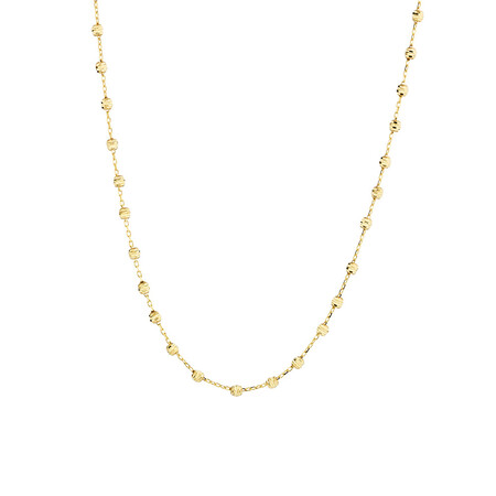 45cm (18") Beaded Chain in 10kt yellow Gold 45cm (18") Beaded Chain in 10kt yellow Gold