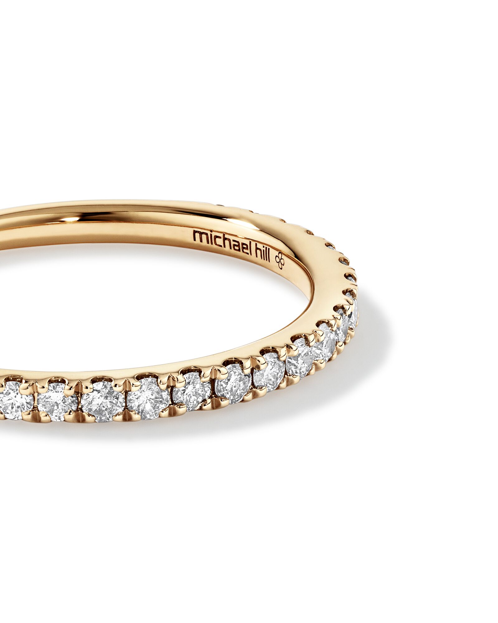 Bague de Mariage à Sertissage Griffe de Diamant de 0,34 Carat TW en Or Jaune 14kt