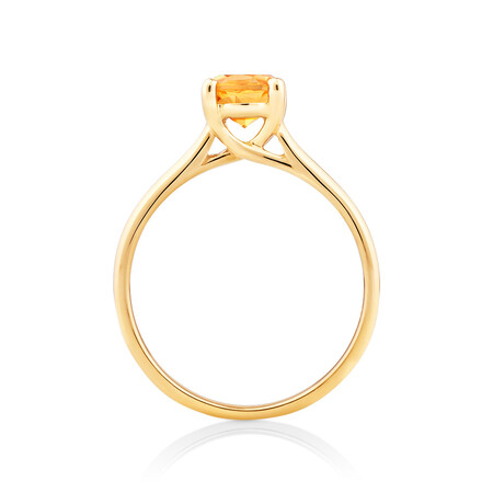Citrine Ring in 10kt Yellow Gold Citrine Ring in 10kt Yellow Gold