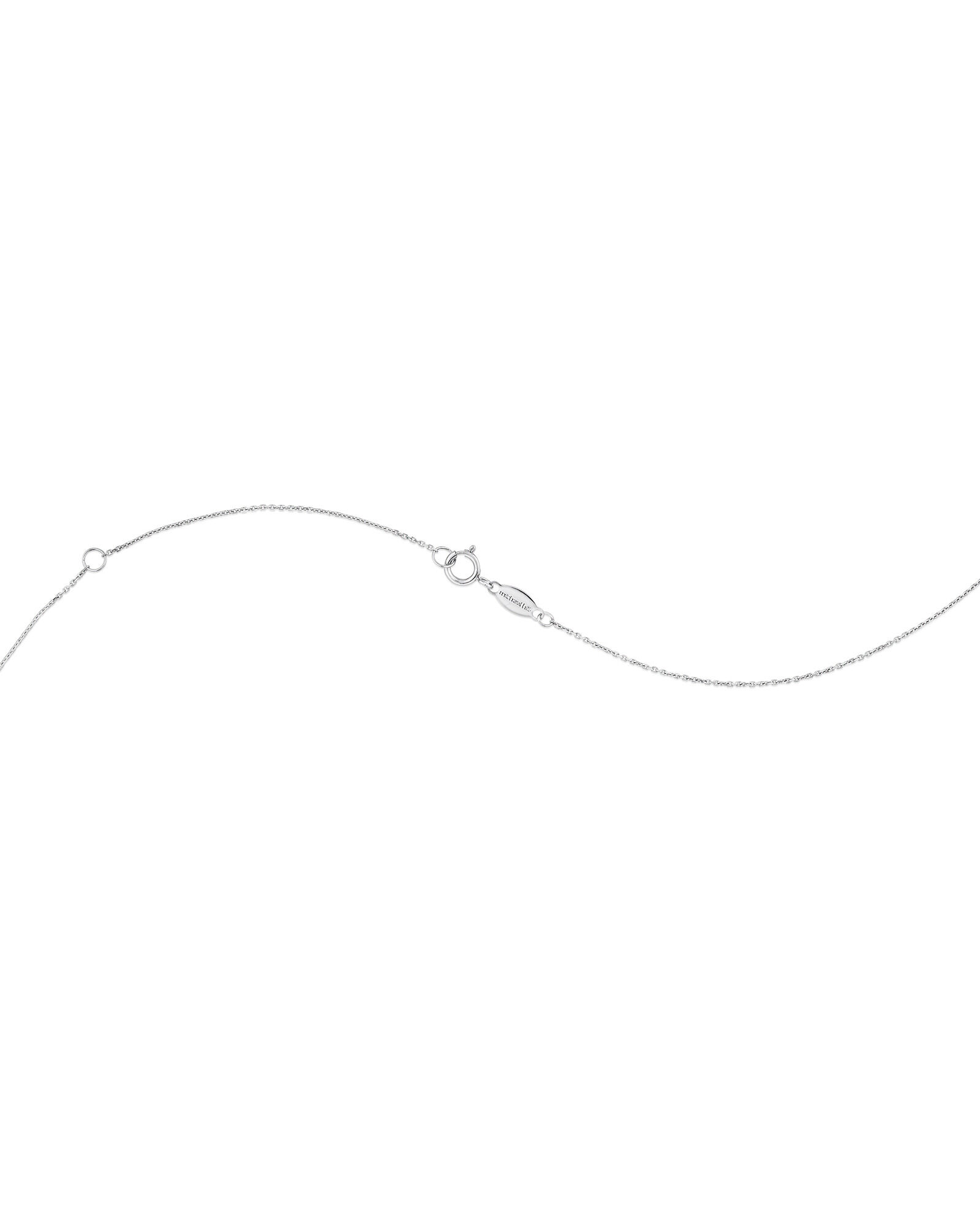 A Initial Pendant in Sterling Silver