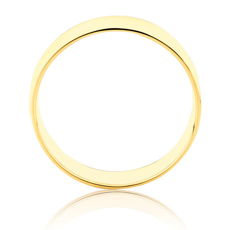 Half Round Wedding Band in 10kt Yellow Gold Half Round Wedding Band in 10kt Yellow Gold
