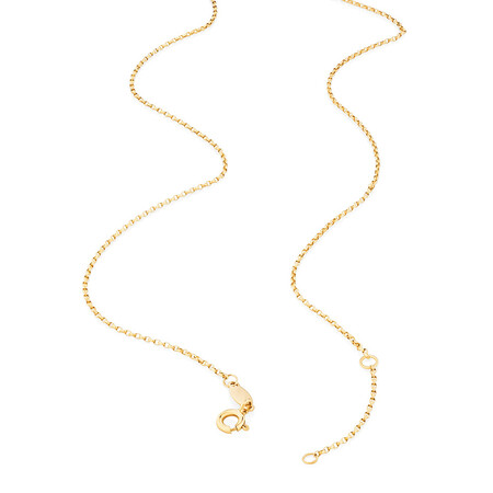 45cm (18") 1mm Width Diamond Cut Belcher Chain in 18kt Yellow Gold 45cm (18") 1mm Width Diamond Cut Belcher Chain in 18kt Yellow Gold