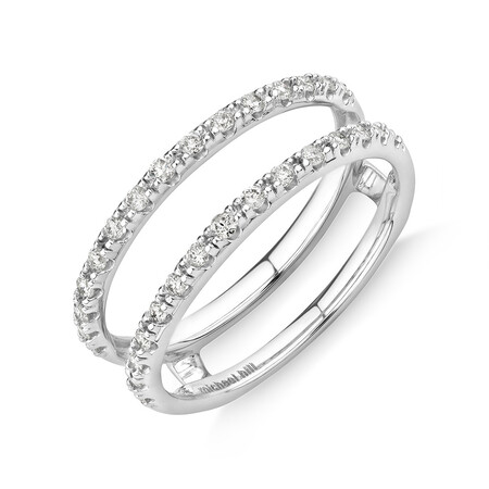 Enhancer Ring With 1/4 Carat TW Of Diamonds In 10kt White Gold Enhancer Ring With 1/4 Carat TW Of Diamonds In 10kt White Gold