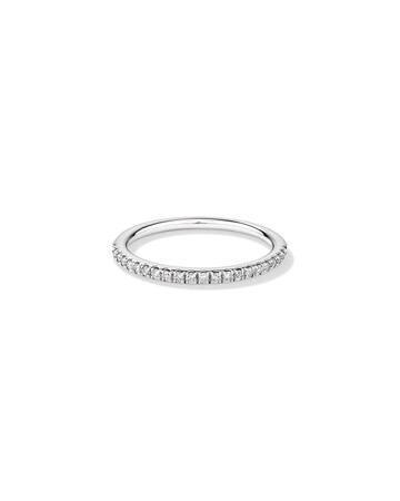 Wedding Band with 1/5 Carat TW of Diamonds in 14kt White Gold Wedding Band with 1/5 Carat TW of Diamonds in 14kt White Gold