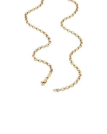 50cm (20") Oval Belcher Chain in 10kt Yellow Gold 50cm (20") Oval Belcher Chain in 10kt Yellow Gold