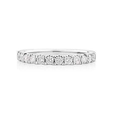 Prelude Wedding Band with 0.50 Carat TW of Diamonds in 14kt White Gold Prelude Wedding Band with 0.50 Carat TW of Diamonds in 14kt White Gold