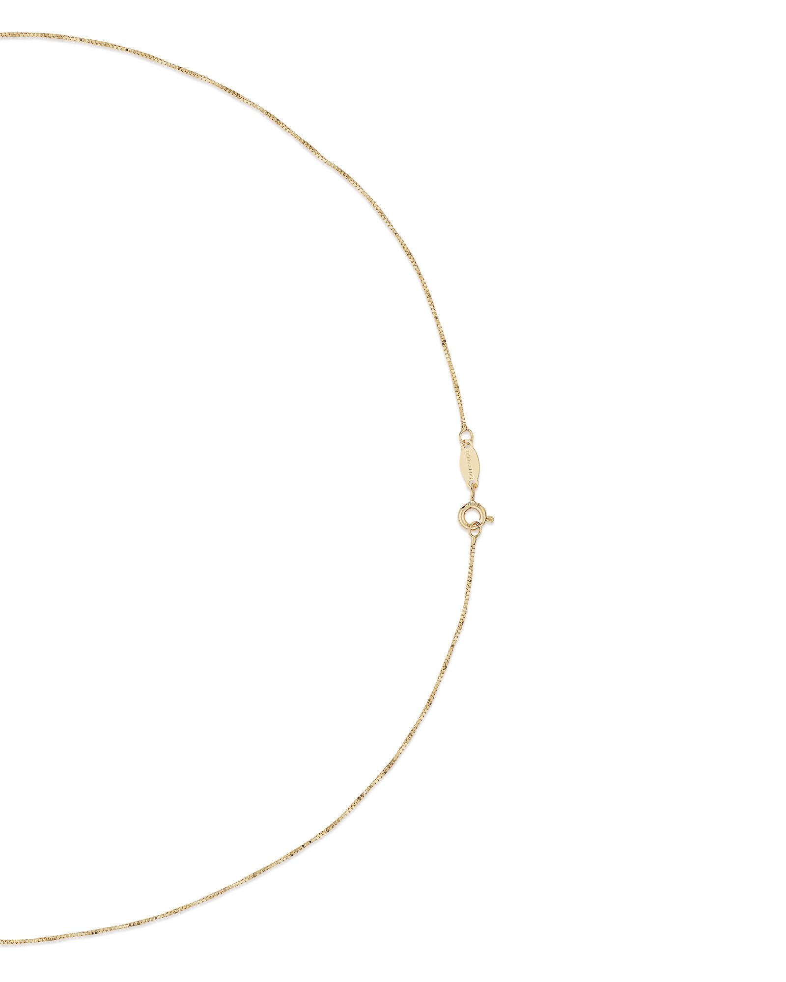 50cm (20") 0.66mm Width Box Chain in 10kt Yellow Gold