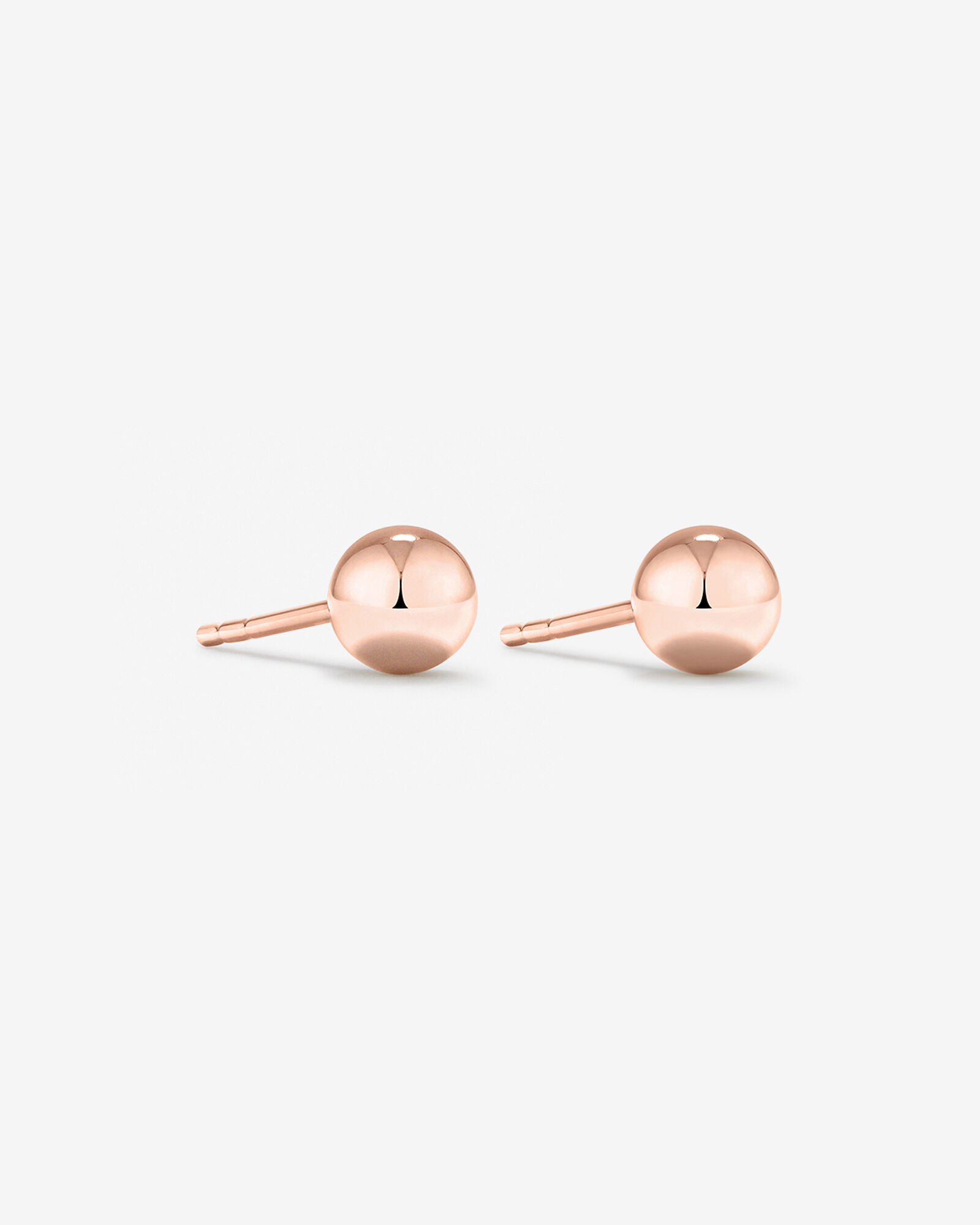 5mm Ball Stud Earrings 10kt Rose Gold