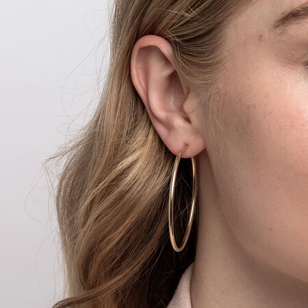 Hoop Earrings in 10kt Yellow Gold Hoop Earrings in 10kt Yellow Gold