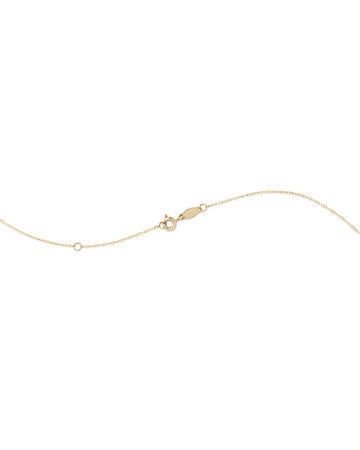 Halo Necklace with Green Amethyst & 0.15 Carat TW of Diamonds in 10kt Yellow Gold Halo Necklace with Green Amethyst & 0.15 Carat TW of Diamonds in 10kt Yellow Gold