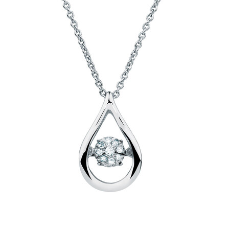 Everlight Pendant with Diamonds in Sterling Silver Everlight Pendant with Diamonds in Sterling Silver