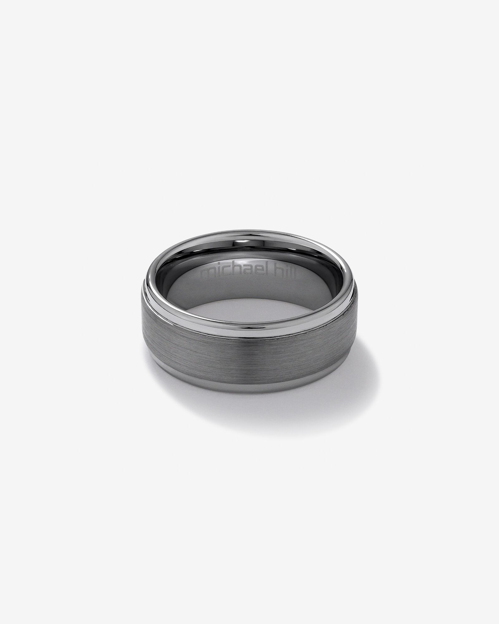 Men's Ring Grey Sapphire Tungsten