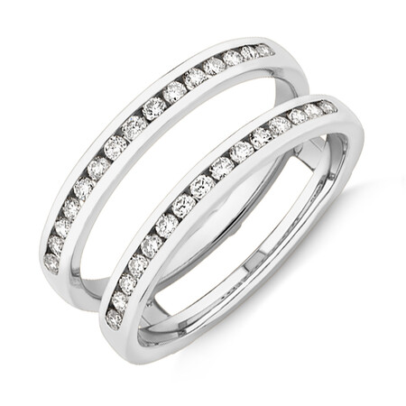 Evermore Enhancer Ring with 0.40 Carat TW Diamonds in 14kt White Gold