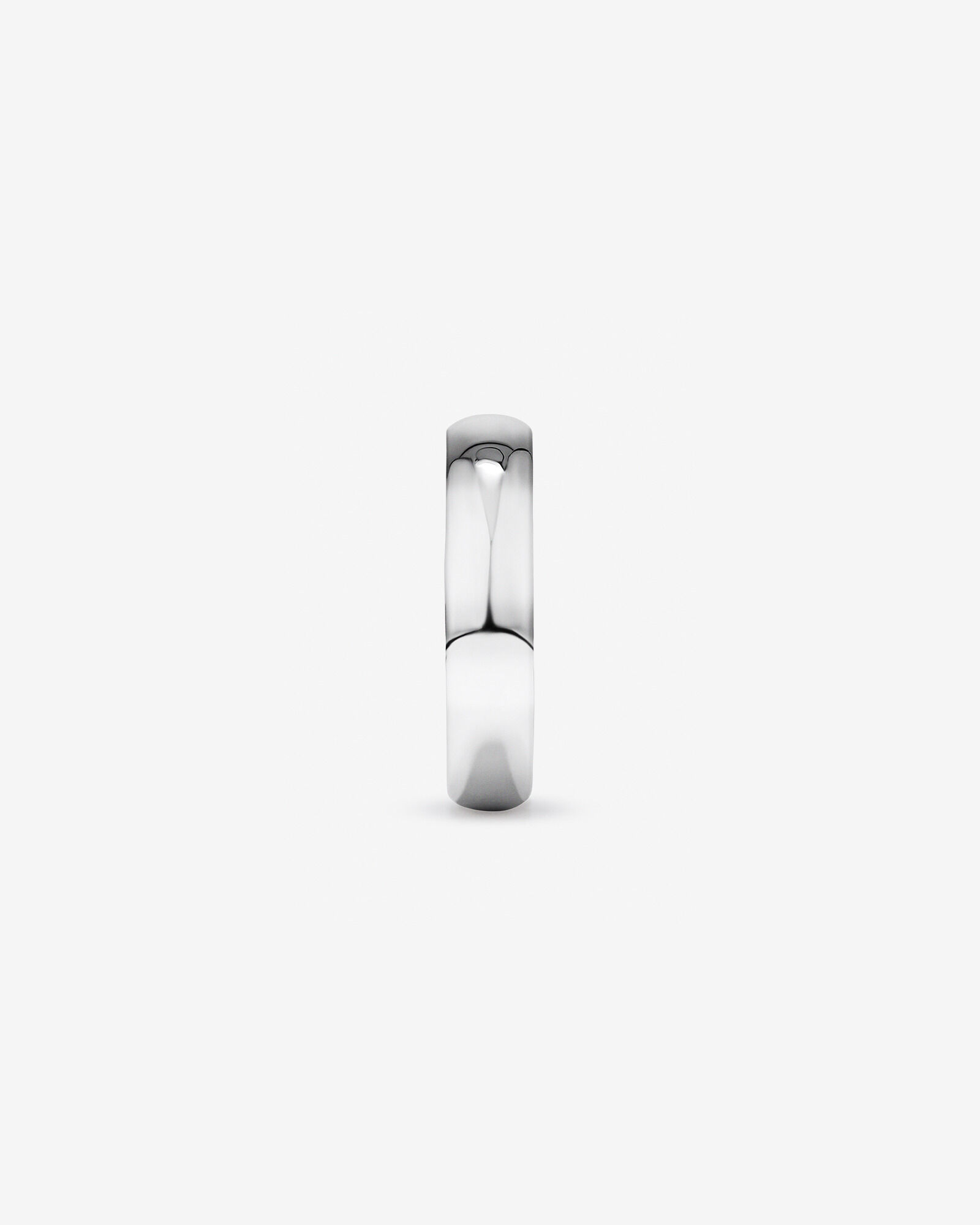 5mm Half Round Wedding Band Sterling Silver