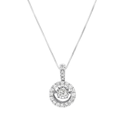 Everlight Pendant with 0.50 Carat TW of Diamonds in 14kt White Gold Everlight Pendant with 0.50 Carat TW of Diamonds in 14kt White Gold