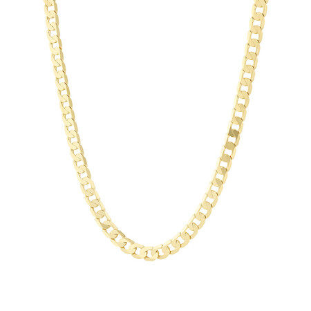 55cm (22") Curb Chain in 10kt Yellow Gold 55cm (22") Curb Chain in 10kt Yellow Gold