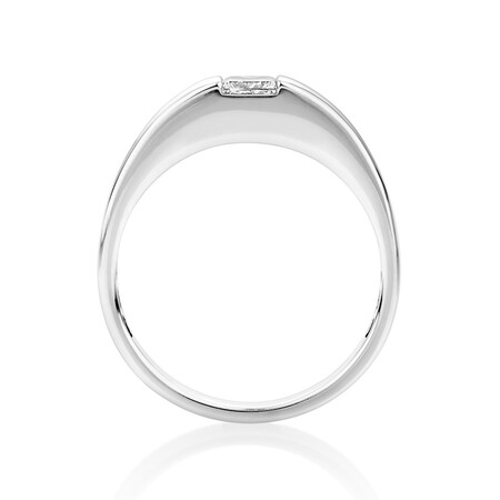 Laboratory-Created 0.50 Carat TW Diamond Men's Solitaire Ring in 14kt White Gold Laboratory-Created 0.50 Carat TW Diamond Men's Solitaire Ring in 14kt White Gold