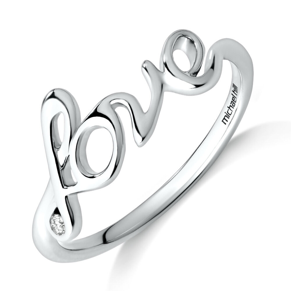 Love Ring in Sterling Silver