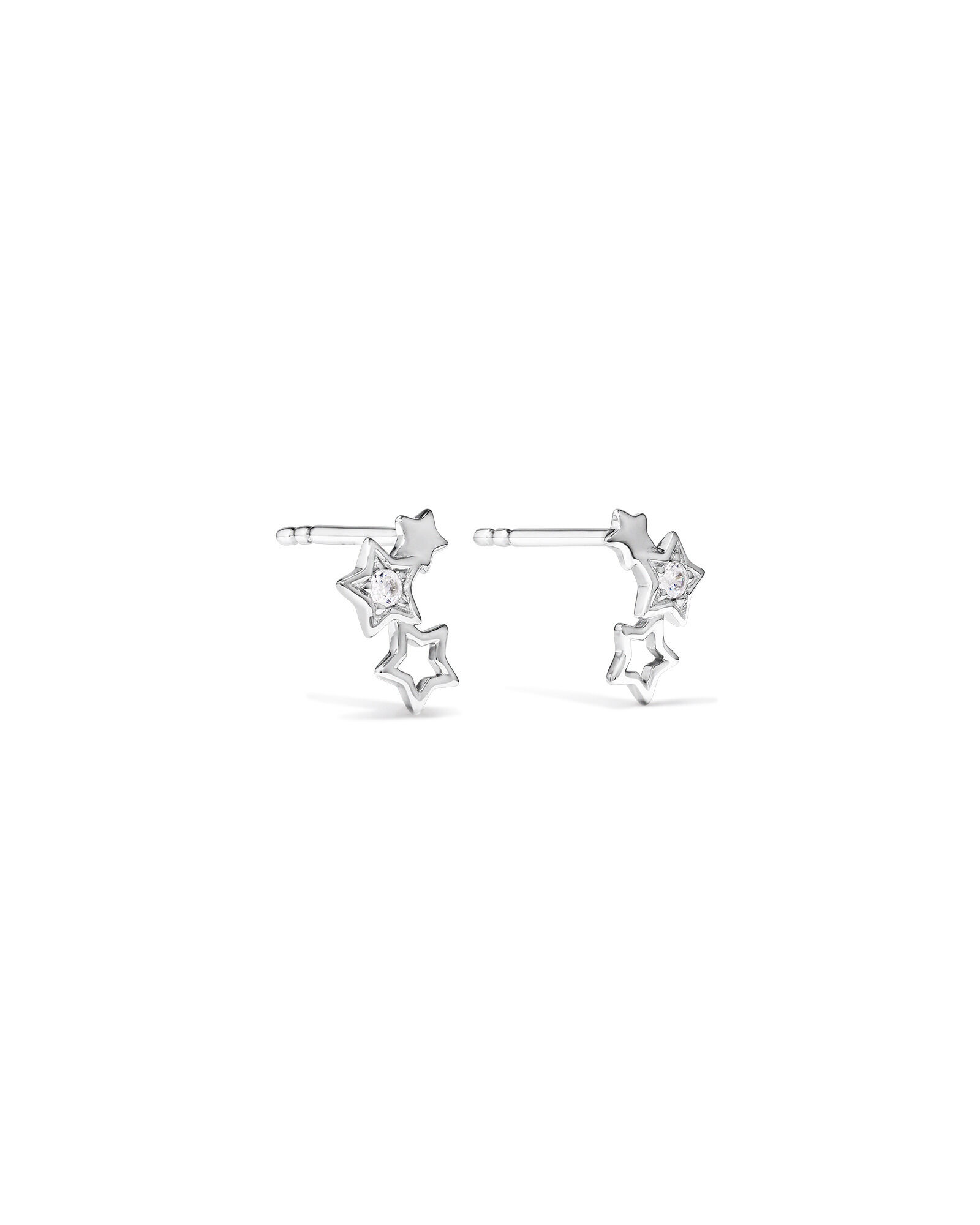 Cubic zirconia star earrings store