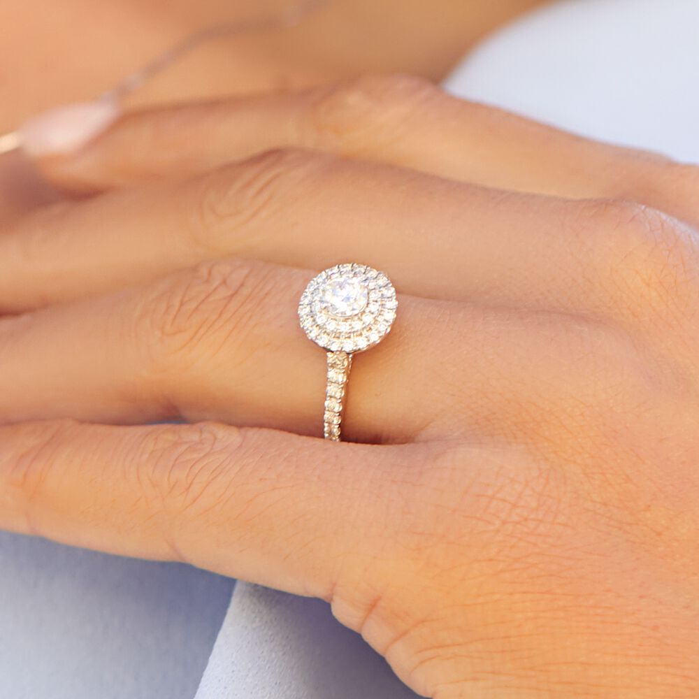 Michael hill double halo ring clearance