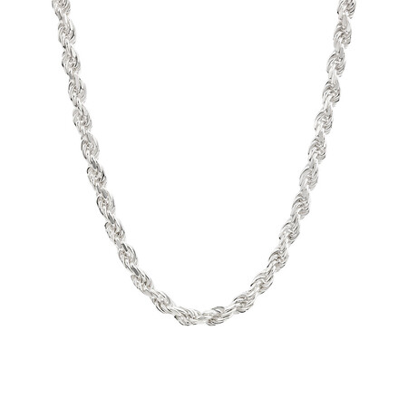 45cm (18") Rope Chain in Sterling Silver 45cm (18") Rope Chain in Sterling Silver