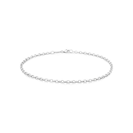 Belcher Anklet in Sterling Silver Belcher Anklet in Sterling Silver