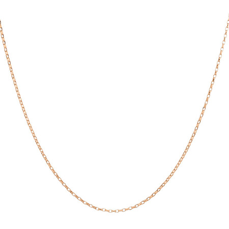 45cm (18") Solid Rolo Chain in 10kt Rose Gold 45cm (18") Solid Rolo Chain in 10kt Rose Gold