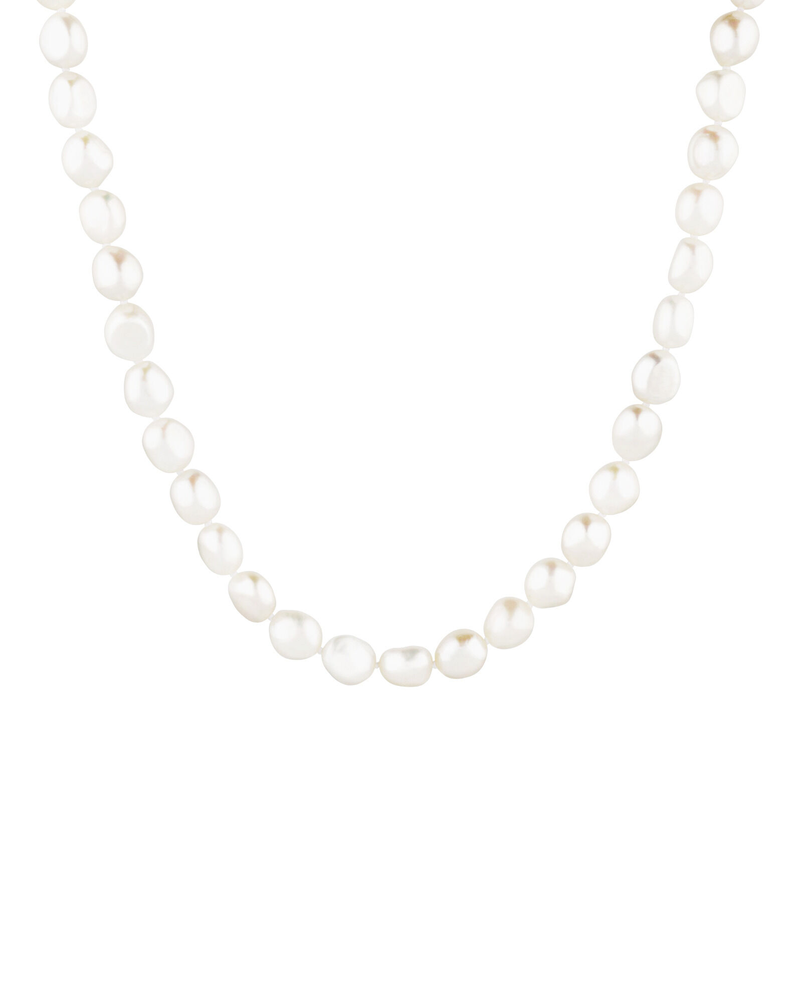 Baroque pearl station necklace new arrivals