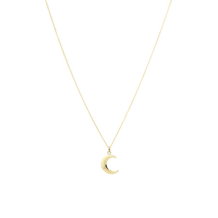 Moon Pendant in 10kt Yellow Gold Moon Pendant in 10kt Yellow Gold