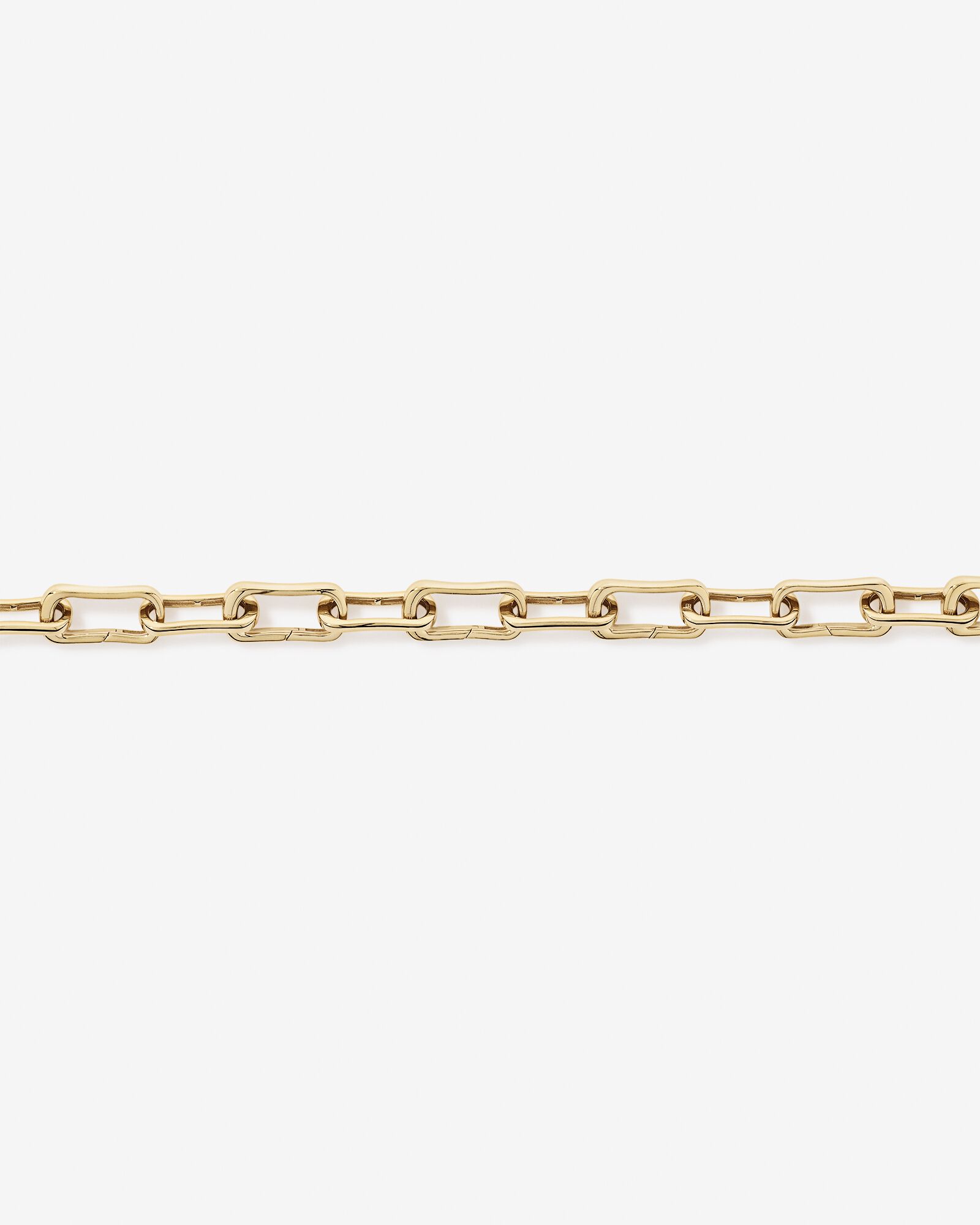 20.5cm (8.1") Alternate Clip Link Bracelet in 18kt Yellow Gold Vermeil
