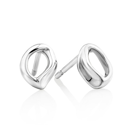 Spirits Bay Mini Stud Earrings in Sterling Silver Spirits Bay Mini Stud Earrings in Sterling Silver