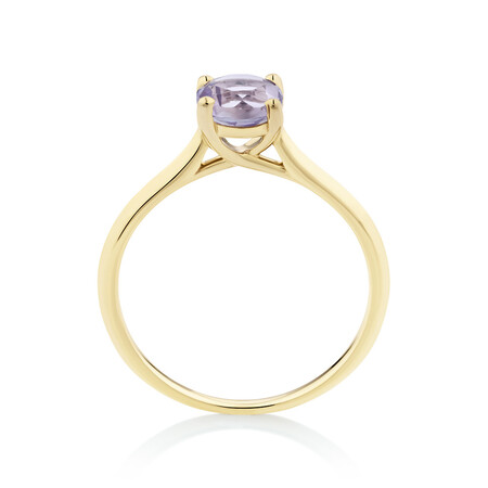 Amethyst Ring in 10kt Yellow Gold Amethyst Ring in 10kt Yellow Gold