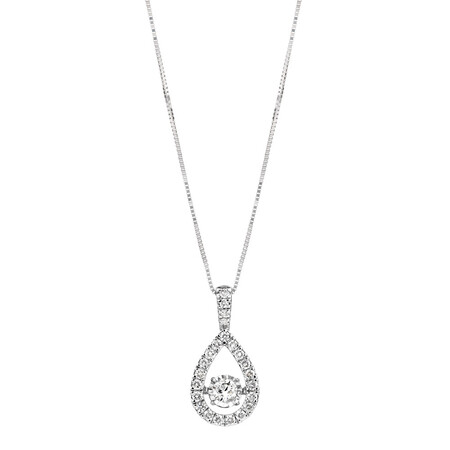 Everlight Pendant with 0.50 Carat TW of Diamonds in 14kt White Gold Everlight Pendant with 0.50 Carat TW of Diamonds in 14kt White Gold