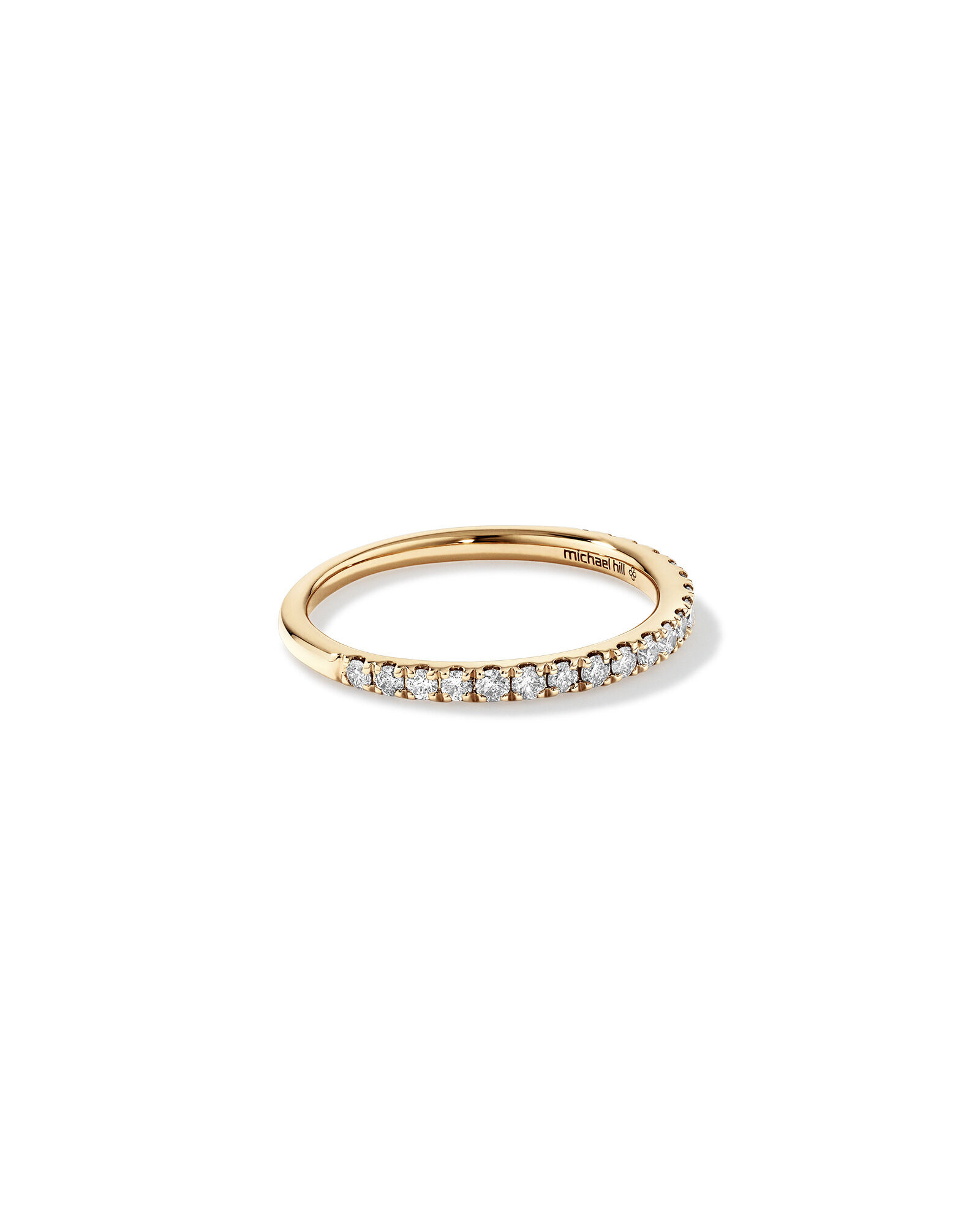Bague de Mariage à Sertissage Griffe de Diamant de 0,34 Carat TW en Or Jaune 14kt