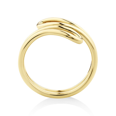 Single Loop Ring In 10kt Yellow Gold Single Loop Ring In 10kt Yellow Gold