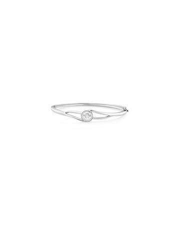 Everlight Bangle with 0.15 Carat TW of Diamonds in Sterling Silver Everlight Bangle with 0.15 Carat TW of Diamonds in Sterling Silver