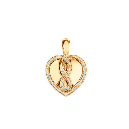 Infinitas Enhancer Pendant with 0.34 Carat TW of Diamonds in 10kt Yellow Gold Infinitas Enhancer Pendant with 0.34 Carat TW of Diamonds in 10kt Yellow Gold