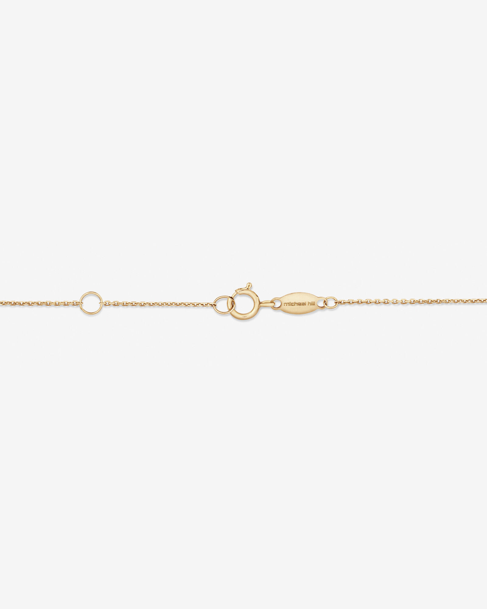 19cm (7.5") A Initial Bracelet in 10kt Yellow Gold
